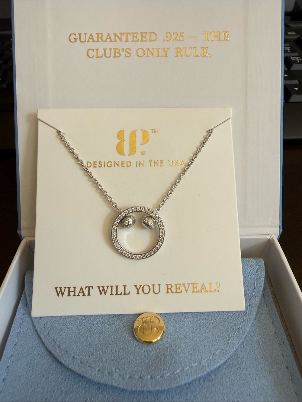 Bomb Party Sterling Silver Necklace She’s Top Tier